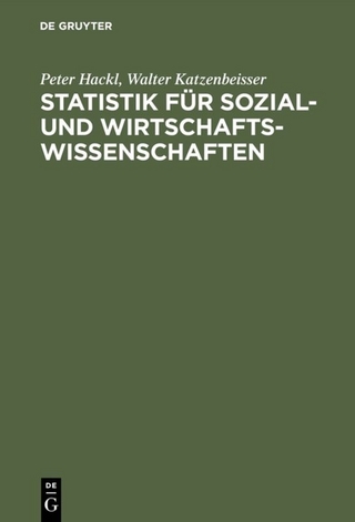 Statistik für Sozial- und Wirtschaftswissenschaften