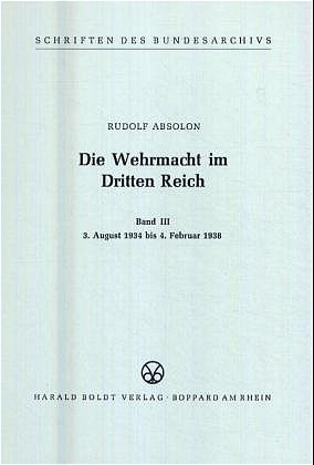 3. August 1934 bis 4. Februar 1938