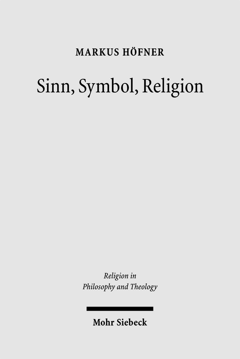 Sinn, Symbol, Religion - Markus H&ouml;fner