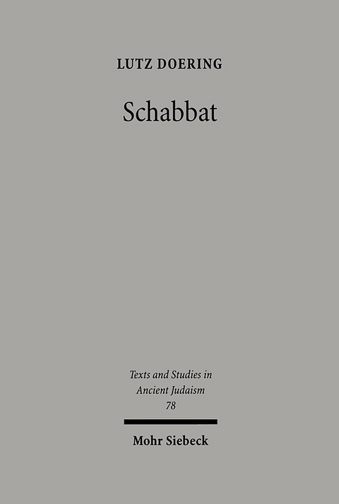 Schabbat - Lutz Doering