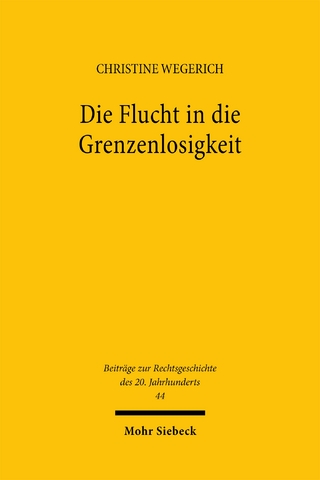 Die Flucht in die Grenzenlosigkeit