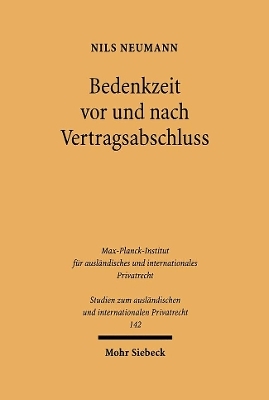 Bedenkzeit vor und nach Vertragsabschluss - Nils Neumann