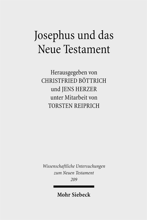 Josephus und das Neue Testament - 