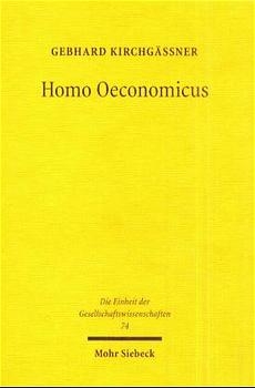 Homo oeconomicus - Gebhard Kirchg&auml;ssner