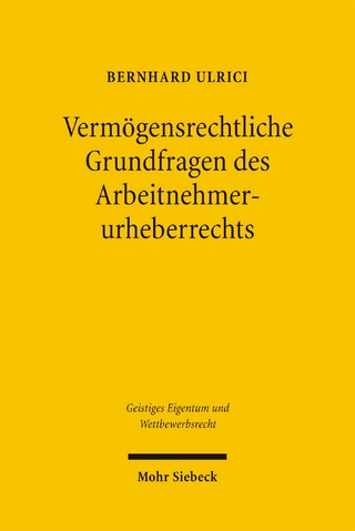 Vermögensrechtliche Grundfragen des Arbeitnehmerurheberrechts