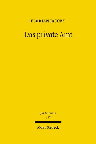 Das private Amt