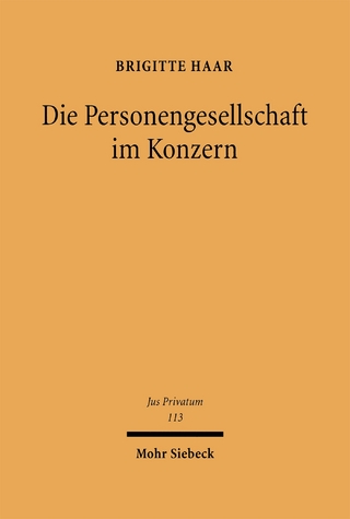 Die Personengesellschaft im Konzern