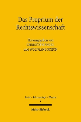 Das Proprium der Rechtswissenschaft - 