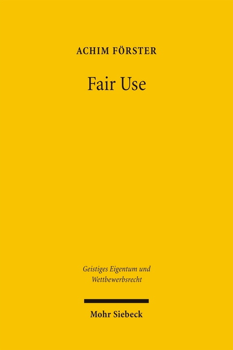 Fair Use - Achim F&ouml;rster