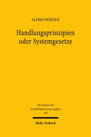 Handlungsprinzipien oder Systemgesetze