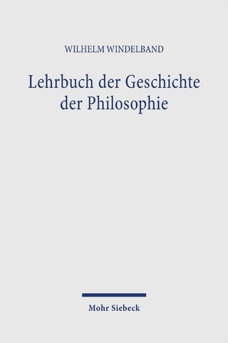 Lehrbuch der Geschichte der Philosophie