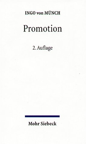 Promotion - Ingo von M&uuml;nch