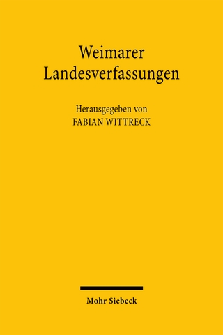 Weimarer Landesverfassungen