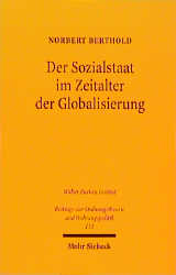 Der Sozialstaat im Zeitalter der Globalisierung - Norbert Berthold