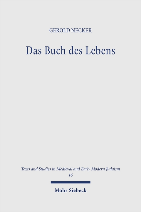 Das Buch des Lebens - Gerold Necker
