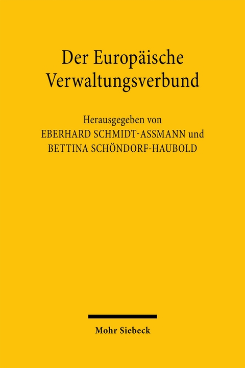 Der Europ&auml;ische Verwaltungsverbund - 