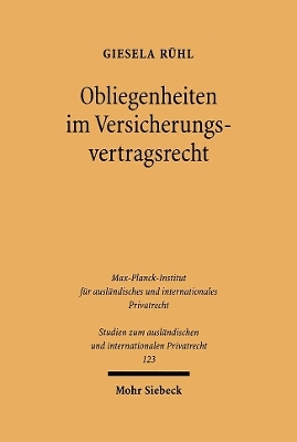Obliegenheiten im Versicherungsvertragsrecht - Giesela R&uuml;hl
