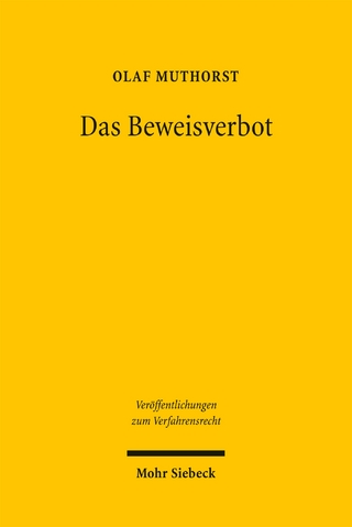 Das Beweisverbot