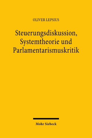 Steuerungsdiskussion, Systemtheorie und Parlamentarismuskritik