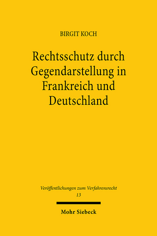 Rechtsschutz durch Gegendarstellung in Frankreich und Deutschland