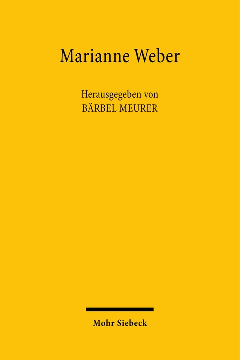 Marianne Weber - 