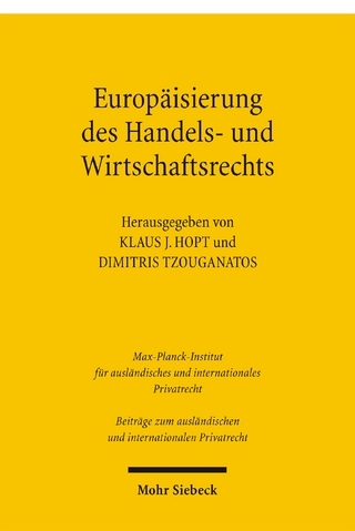 Europäisierung des Handels- und Wirtschaftsrechts