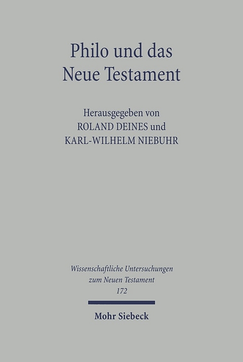 Philo und das Neue Testament - 