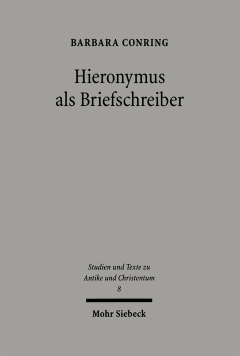 Hieronymus als Briefschreiber - Barbara Conring