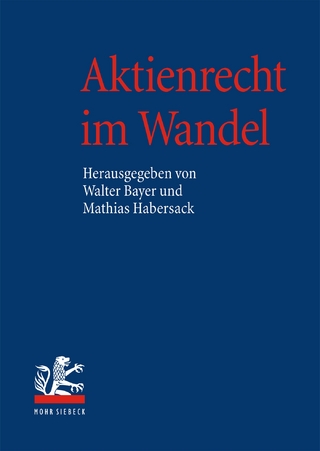 Aktienrecht im Wandel