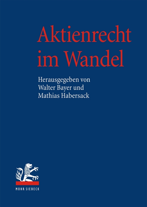 Aktienrecht im Wandel - 