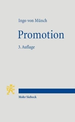 Promotion - Ingo von M&uuml;nch