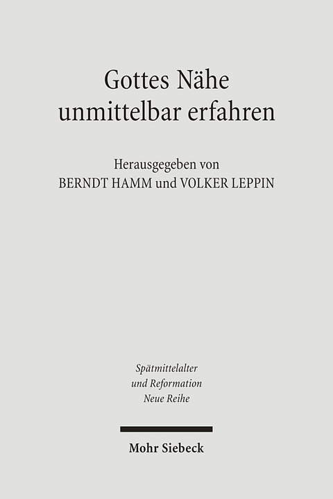 Gottes Nähe unmittelbar erfahren - 