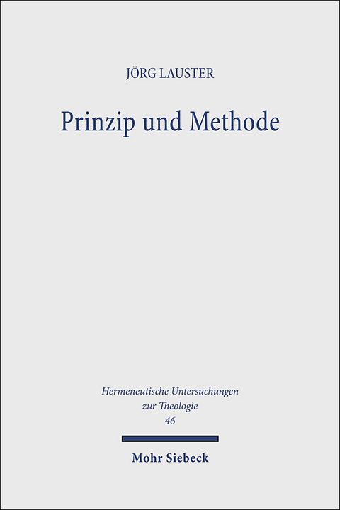 Prinzip und Methode - Jörg Lauster