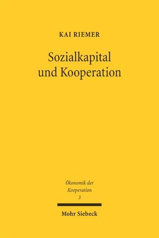Sozialkapital und Kooperation