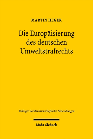 Die Europäisierung des deutschen Umweltstrafrechts