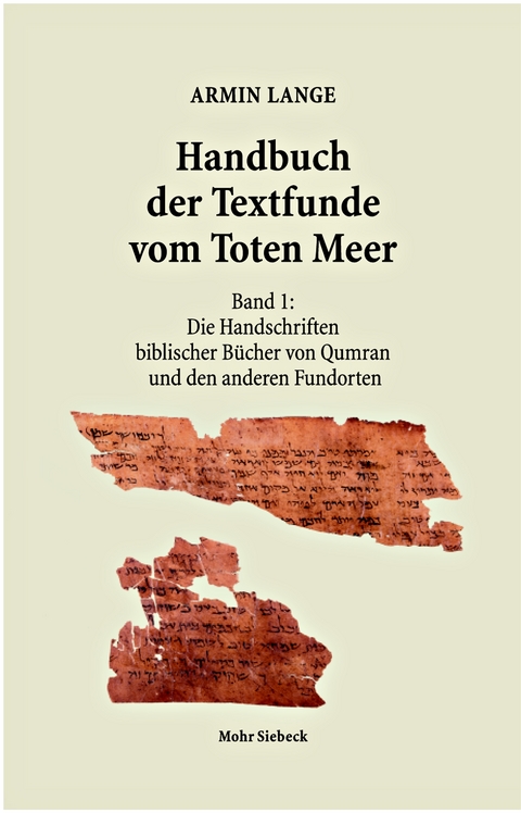 Handbuch der Textfunde vom Toten Meer - Armin Lange