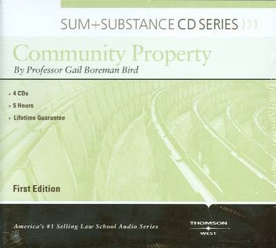 Sum and Substance Audio on Community Property - Gail Boreman Bird