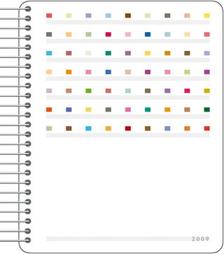 Niggli Farbkalender 2009