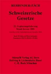 Schweizerische Gesetze. Loseblattausgabe