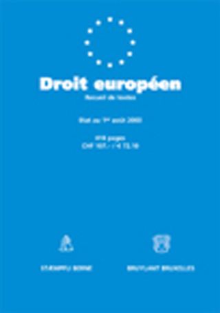 Droit européen