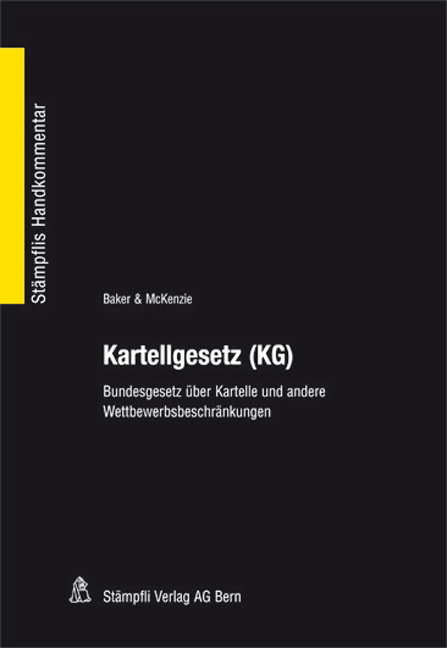 Kartellgesetz (KG) -  Baker&  McKenzie