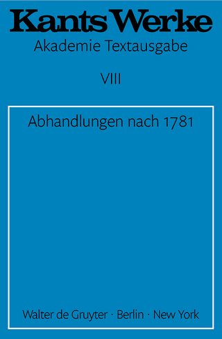 Immanuel Kant: Werke / Abhandlungen nach 1781