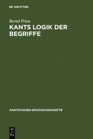 Kants Logik der Begriffe