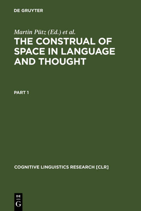 The Construal of Space in Language and Thought - 