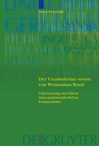 Der 'Vocabularius rerum' von Wenzeslaus Brack