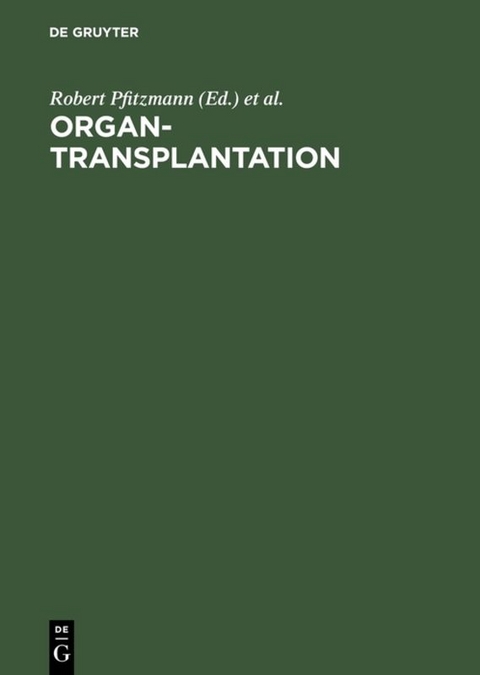 Organtransplantation - 