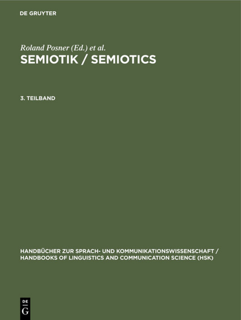 Semiotik 3.Teilband