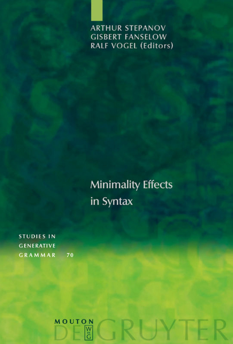 Minimality Effects in Syntax - 