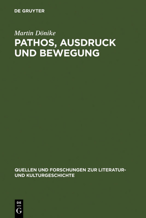 Pathos, Ausdruck und Bewegung - Martin D&ouml;nike