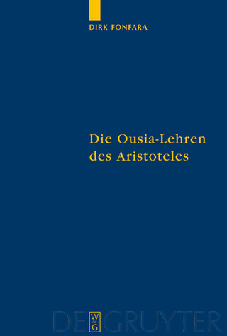 Die Ousia-Lehren des Aristoteles